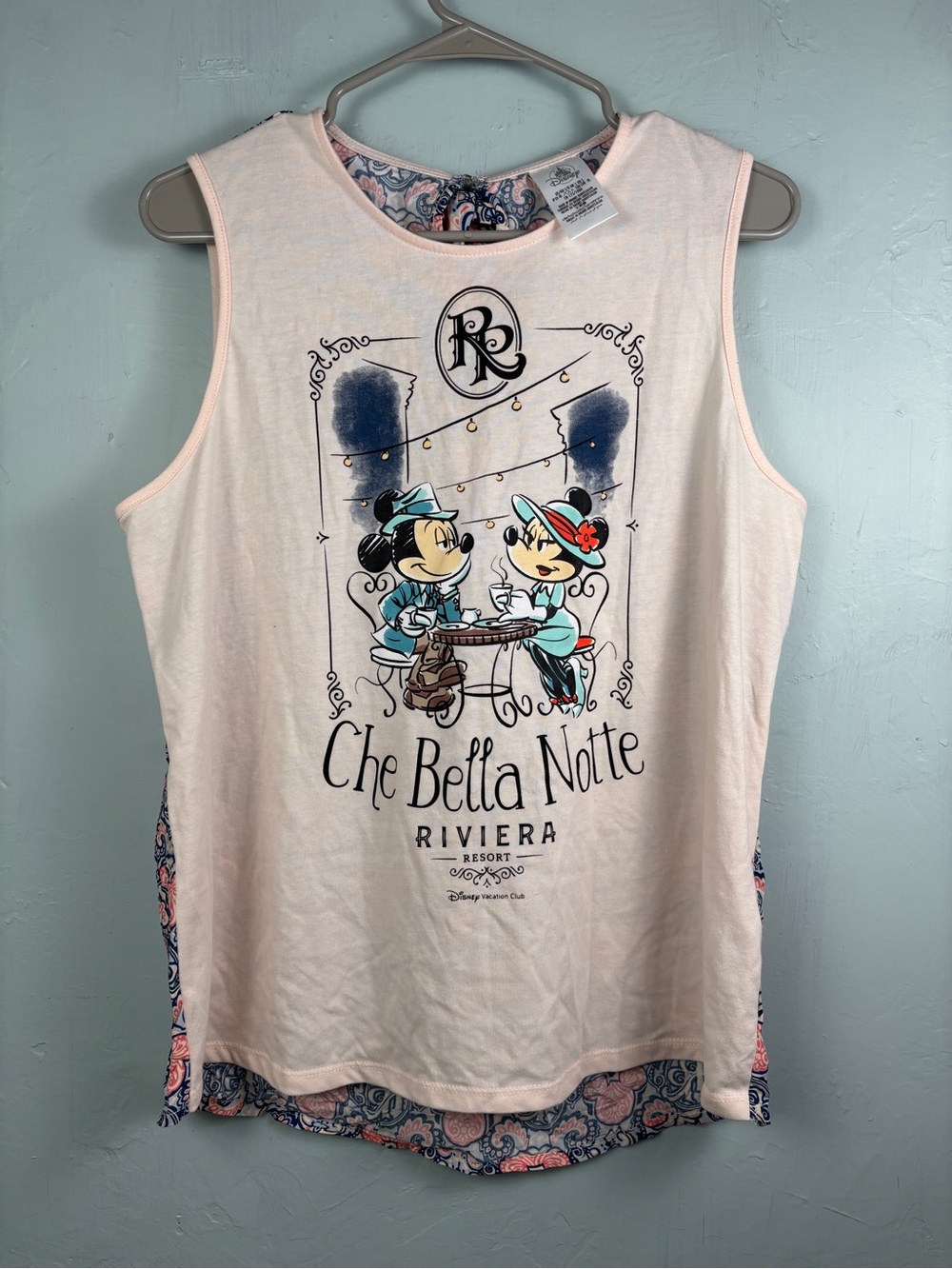 Disney’s Rivera Resort Che Bella Notte Riviera Mickey & Minnie Tank - Light Pink
